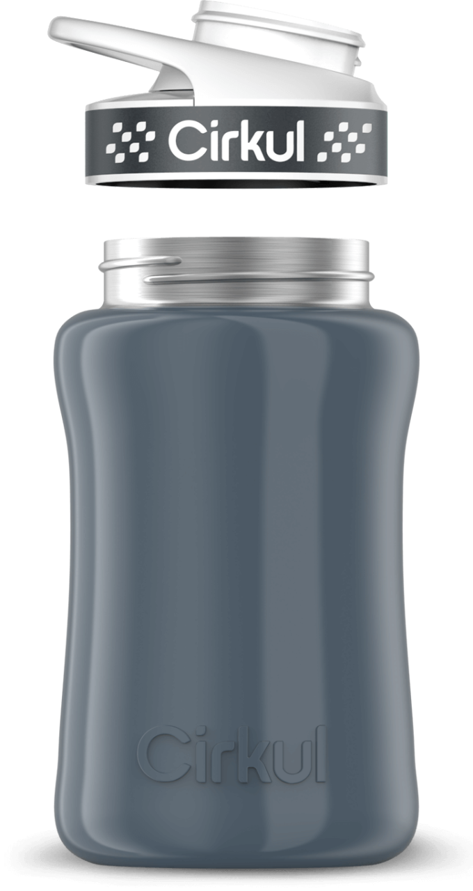 Add-on: 12oz. Stainless Steel Bottle & Comfort Grip Lid - Image 3