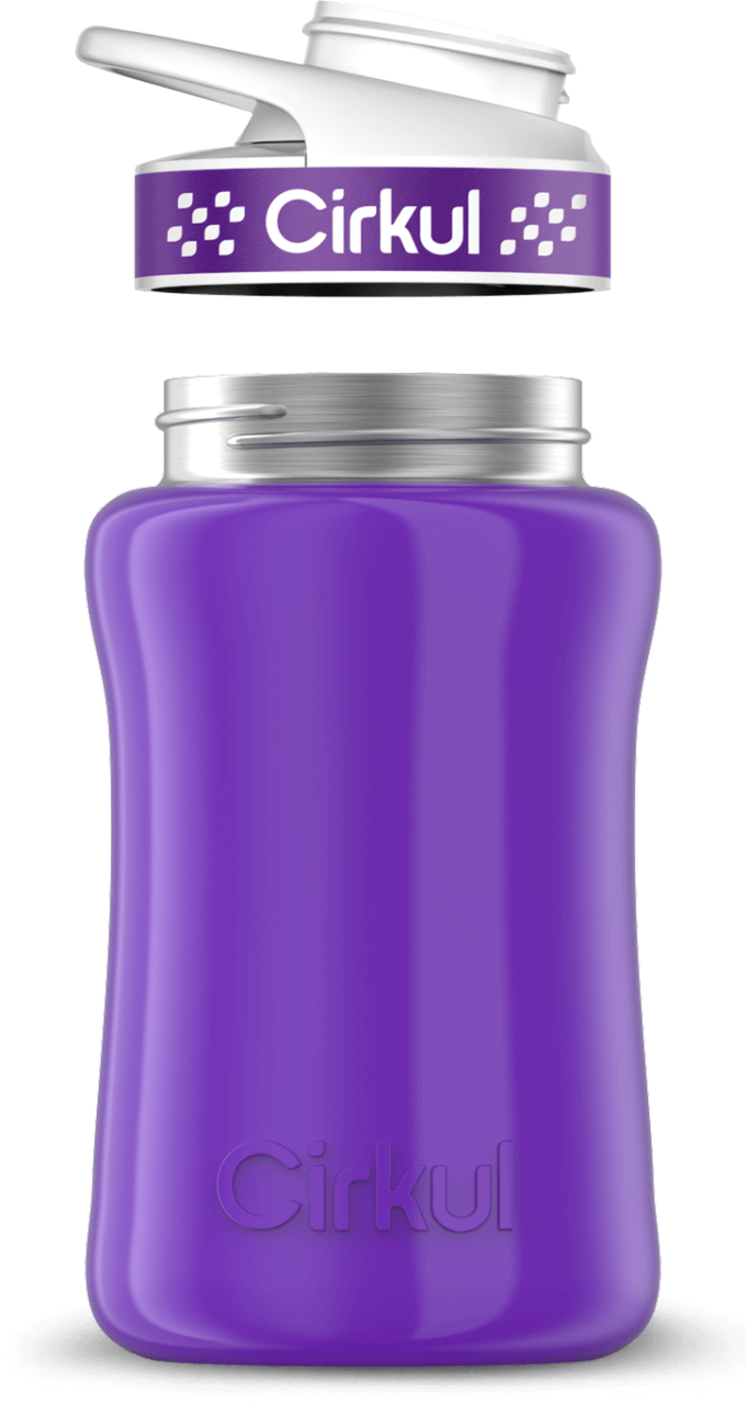 Add-on: 12oz. Stainless Steel Bottle & Comfort Grip Lid - Image 11