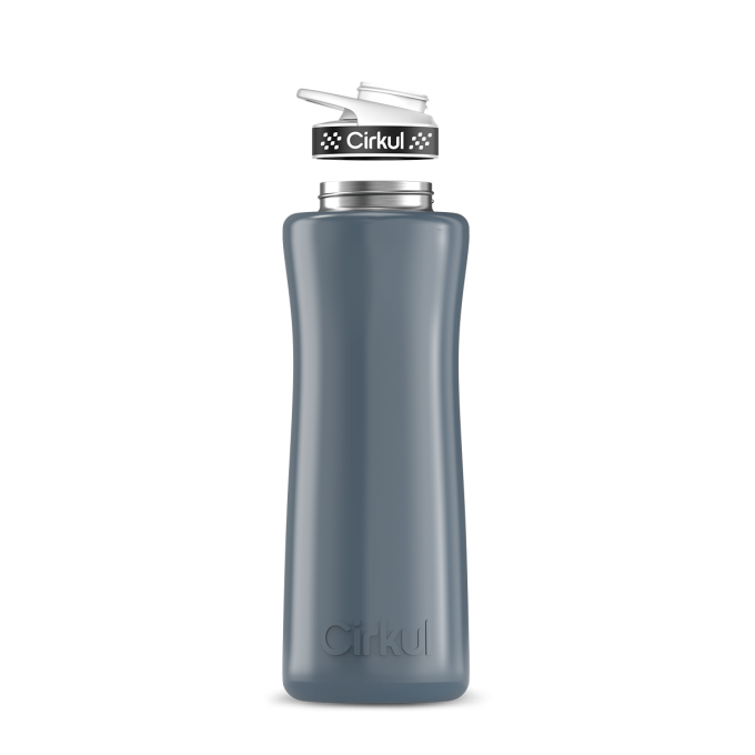 42oz. Stainless Steel Bottle & Comfort Grip Lid - Image 4