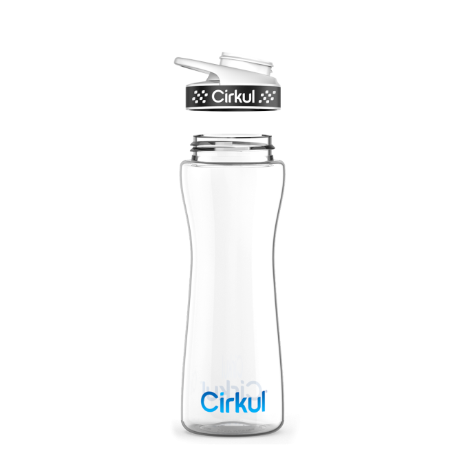 22oz. Plastic Bottle & Comfort Grip Lid - Image 2