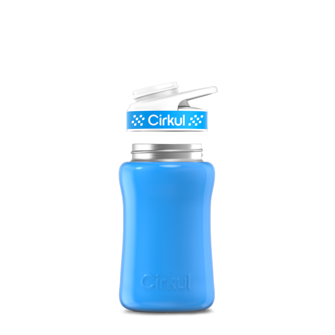 12oz. Stainless Steel Bottle & Comfort Grip Lid - Image 2