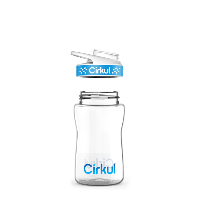 12oz. Plastic Bottle & Comfort Grip Lid - Image 3