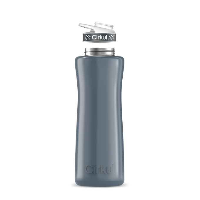 42oz. Stainless Steel Bottle & Comfort Grip Lid - Image 3