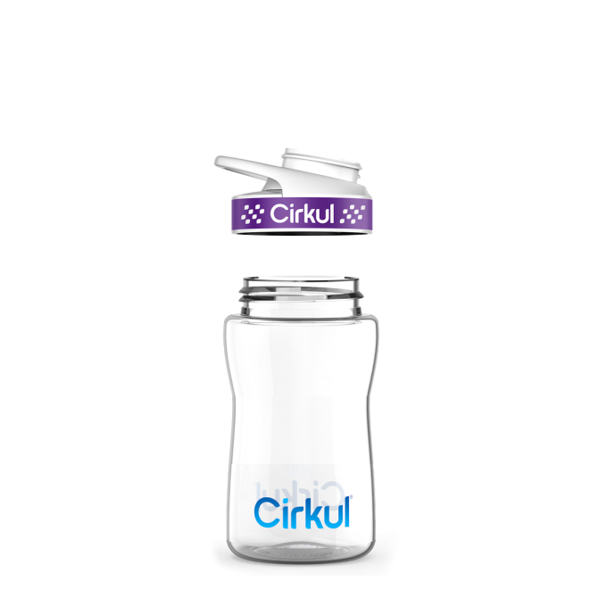 12oz. Plastic Bottle & Comfort Grip Lid - Image 9