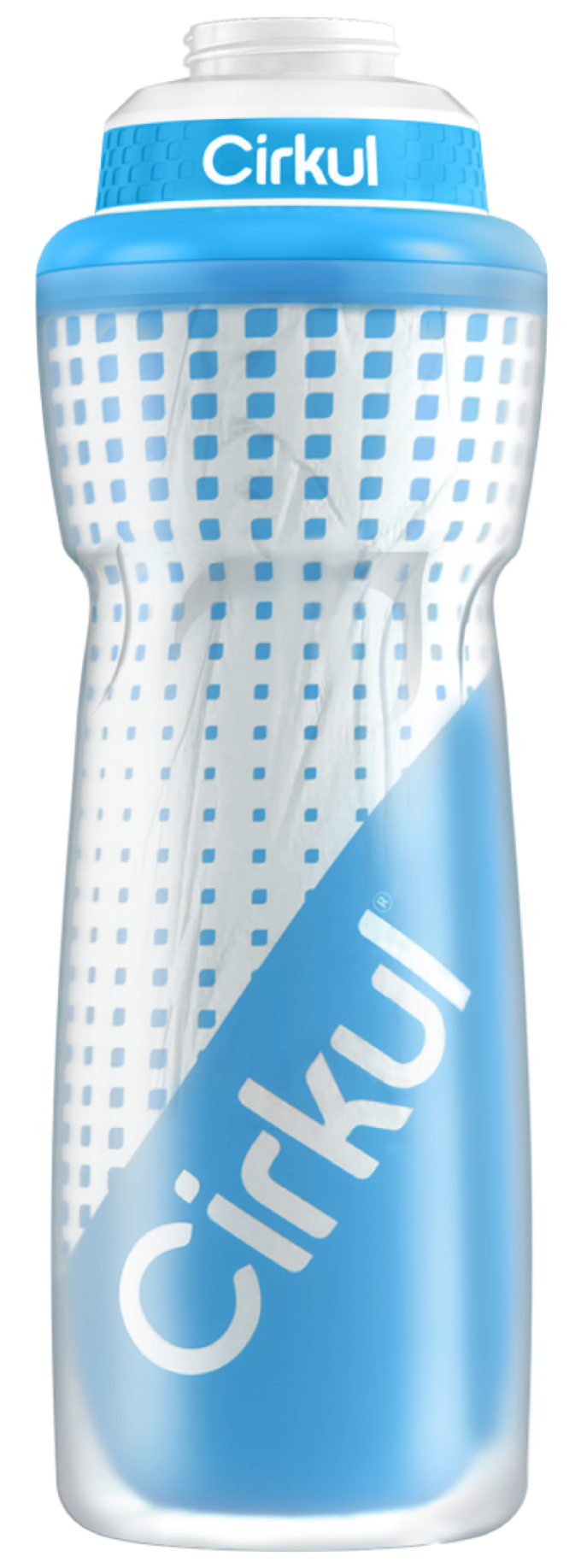 32oz. Insulated Squeeze Plastic Bottle & Sport Lid - Image 2