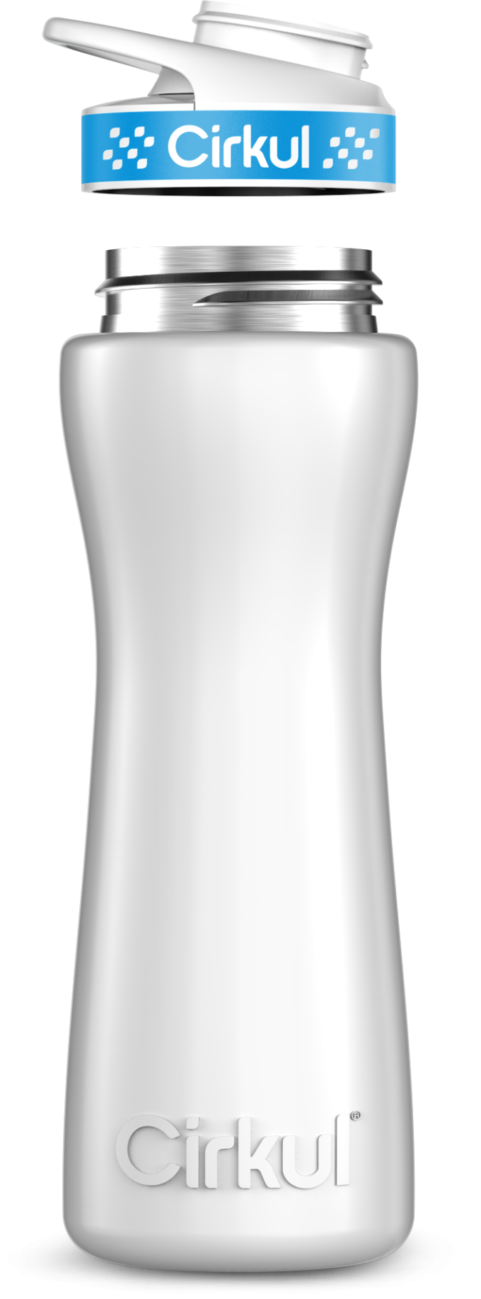 22oz. White Stainless Steel Bottle Starter Kit - Image 5