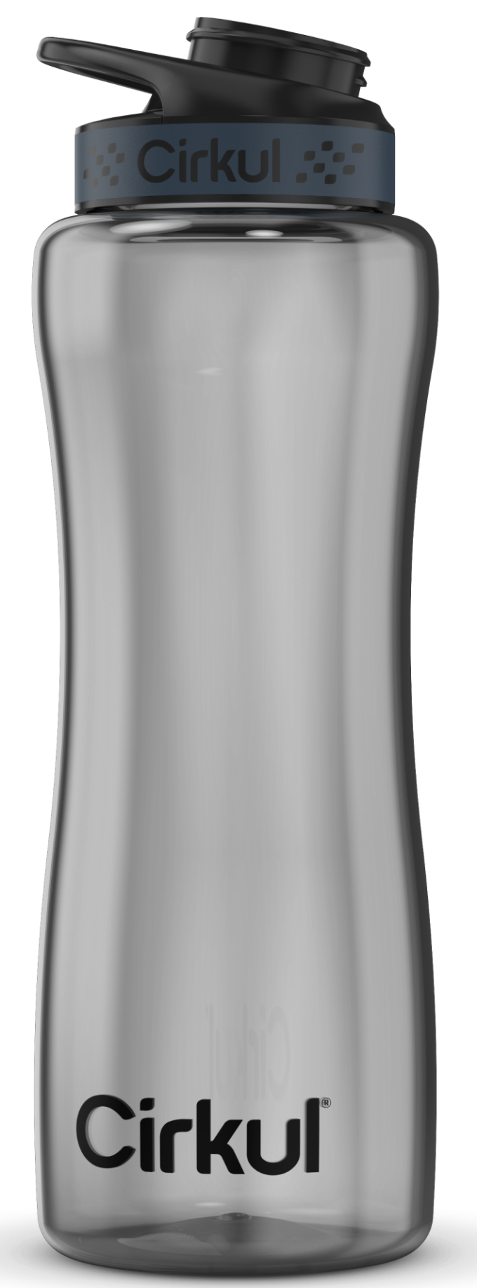 32oz. Black Tint Plastic Cirkul Bottle & Comfort-Grip Lid