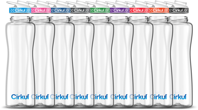 42oz. Plastic Bottle & Comfort Grip Lid